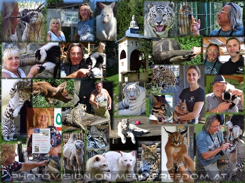 Ein weiser Besuch und eine weise Patenschaft: Samir, Rainer Z�chling, Herbert Eder, Tanja Piesslinger