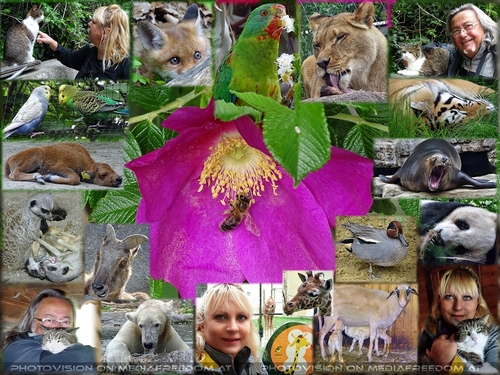 Ein sch�ner Tag mit sch�nen Tieren: Gabriele P., Charly Swoboda