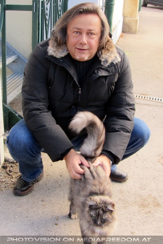 Katzen Begr��ung