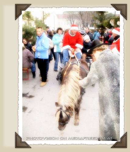 Weihnachtsmann Gespann