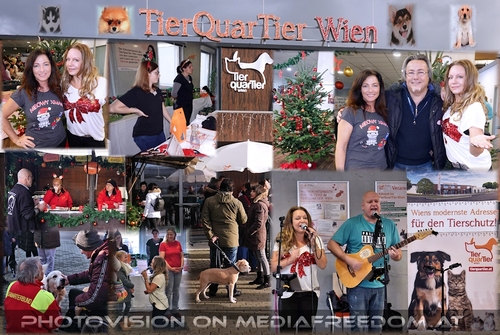 Advent im TierQuarTier Wien: Niddl, Gabi Sch., Charly Swoboda