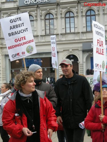 Gute Arbeit....: Demonstranten