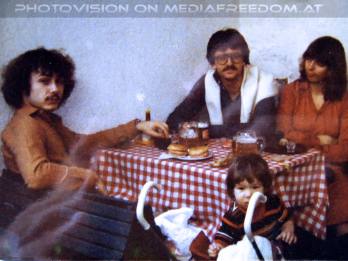 Familienausflug 9: Charly F. Lovehurts (Charly Swoboda), Gerhard Szirmai, Andrea, Iris H.