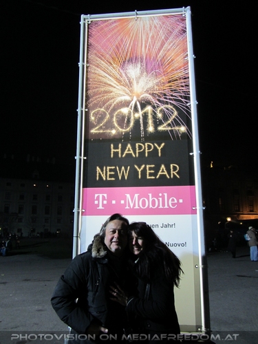 Party in Wien 45: Charly Swoboda,Eva D.