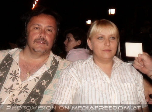 Vorm Feuerwerk: Charly Swoboda,Gabriele P.