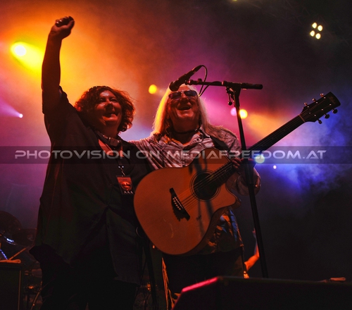 Lady in black - on stage