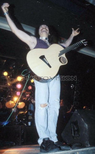 Circle of hands: Mick Box