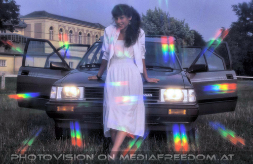 In love with her car 13