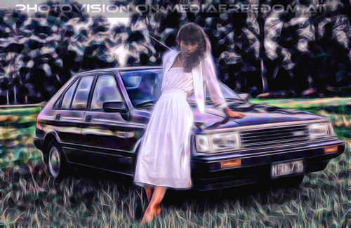 In love with her car 07