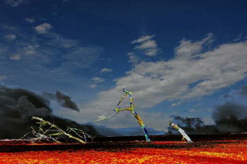 Volcanic Lake: vulkanischer see