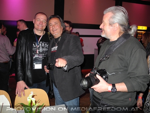 Opening Party 05: Robert L.,Charly Swoboda,Wolfgang Gonaus