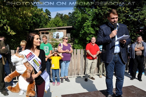 Er�ffnung Paviananlage 07: Selma Buljobasic,Lukas Michlmayr