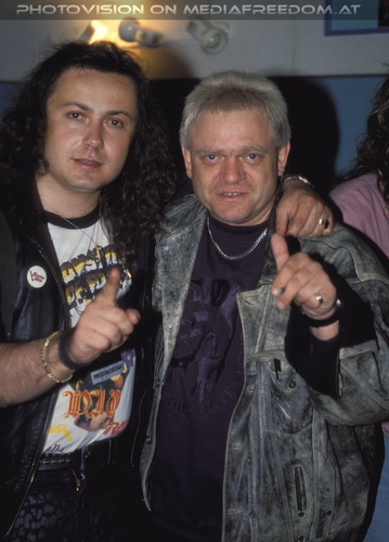 Timebomb Tour Pix 37: Charly F. Lovehurts (Charly Swoboda),Udo Dirkschneider