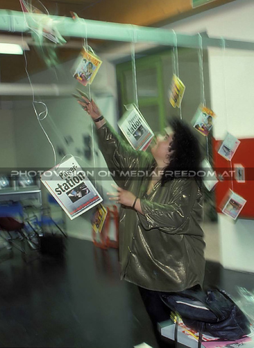 Unkonventionelle Art den Juke Box Stand aufzubauen