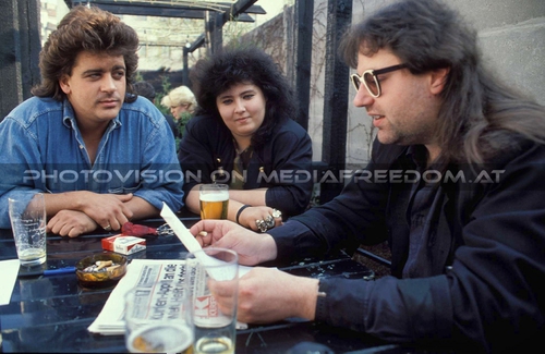 Vorbesprechung: Tony Wegas,Martina Pokorny,Muff Sopper