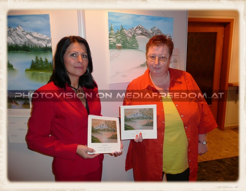 Die Malerin und die Schriftstellerin - Pr�sentation