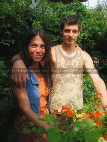 Mother and son: Enny Mennella,Joel