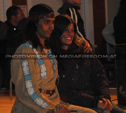 Mit Winnetou: Balazs Schallenberg