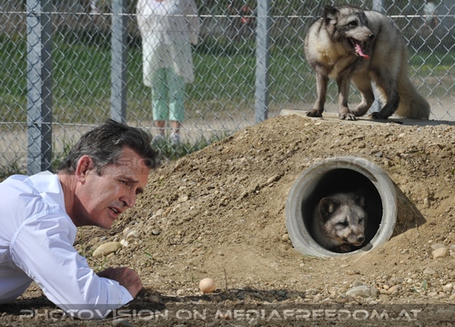 Er�ffnung der Fuchsanlage 015: Rupert Everett,F�chse