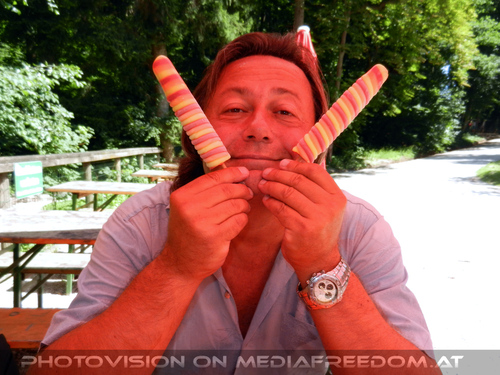 Ice, ice...: Charly Swoboda