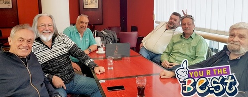 Grinsensitzung!: Gerhard E., Charly Swoboda, Wolfgang Steffan, Martin H.