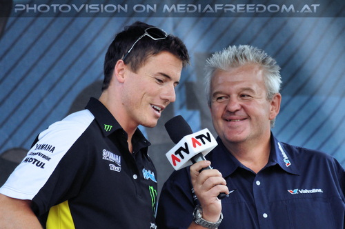 GP meets Vienna 29: James Toseland,Rudi Moser