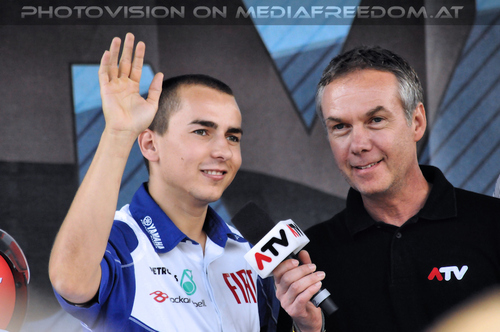 GP meets Vienna 18: Jorge Lorenzo,Mark Michael Nanseck