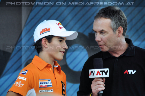 GP meets Vienna 30: Marc Marquez,Mark Michael Nanseck