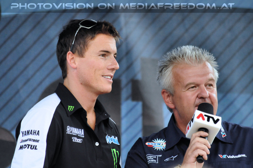 GP meets Vienna 28: James Toseland,Rudi Moser