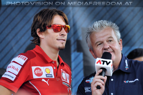 GP meets Vienna 21: Nicky Hayden,Rudi Moser