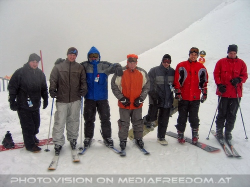Schi foan 04: Nenad,Martin E.,Christian L.,Gerhard Sch.