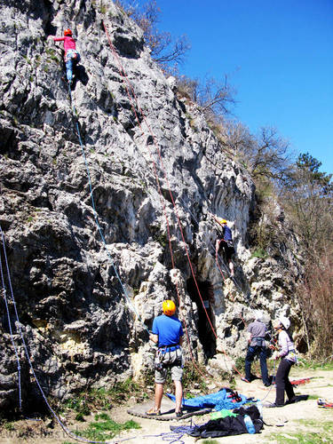 Outdoor Klettern in Gumpoldskirchen