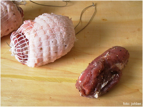 Schweinsfischerl im Schweinsg�derl gerollt: johber