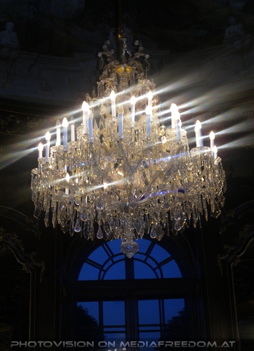 Der Prachtluster im Kaiser Pavillon