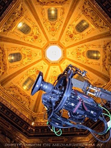 Dreharbeiten Neujahrskonzert 09