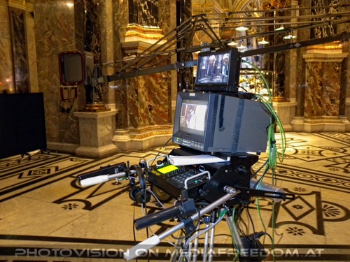 Dreharbeiten Neujahrskonzert 10