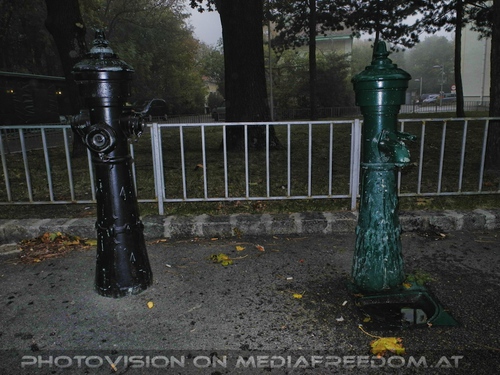 Ein paar Hydranten