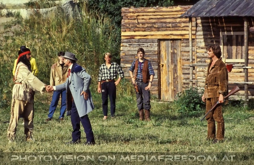 Winnetou, Curly and Old Shatterhand: Gerhard R�hmkorf,Rudi Larsen