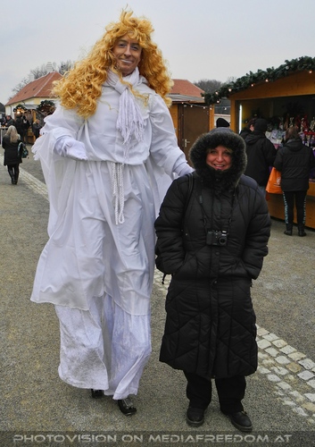 Mit dem Herrn Weihnachtsengel: Gabriele P.