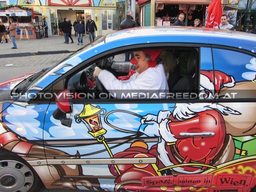 Mobiler Rote Nasen Clown